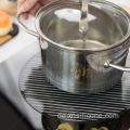 Resistente Hitze langlebige Kochmatte für Topf Silikoninduktion